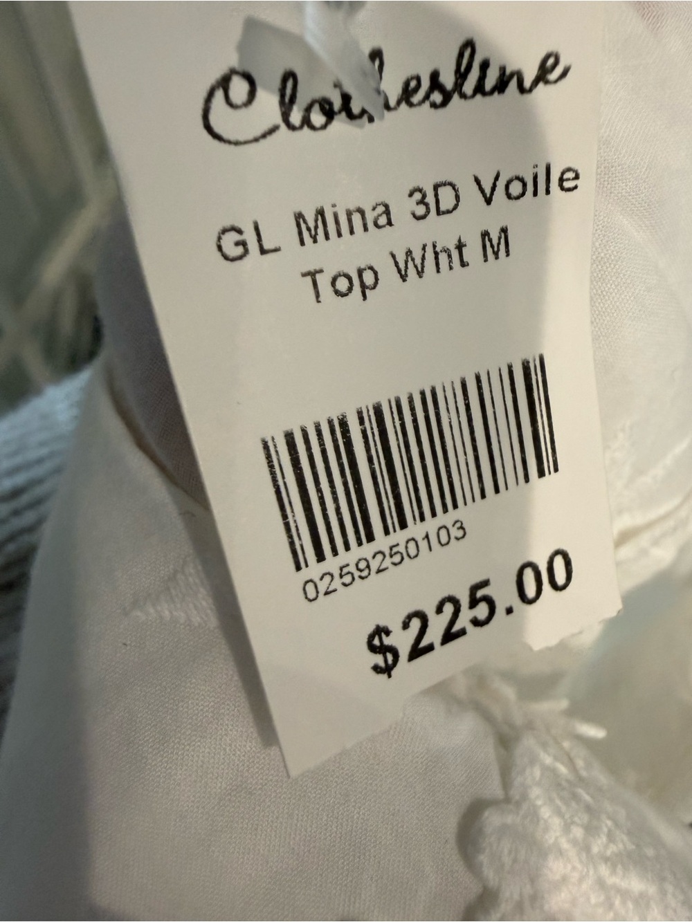 Generation Love NEW Mina 3D Voile Lace Shirt in White Size Medium retail $220 - Picture 6 of 11